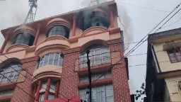 Assam: Fire breaks out at building in Silchar, student injured